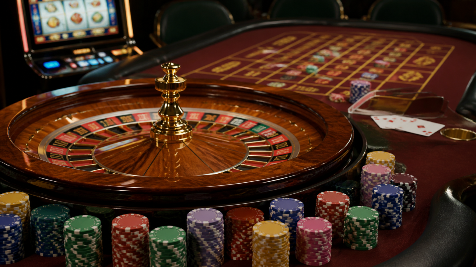 Guida pratica al casino non aams: cosa valutare prima di giocare Guida al casino non aams con tavolo da gioco e roulette